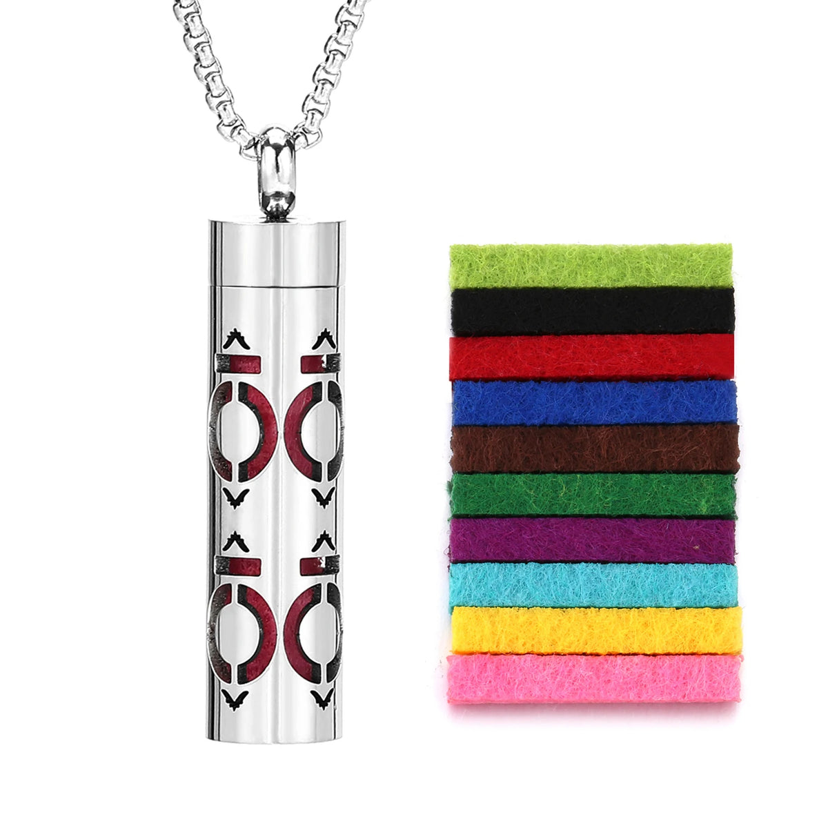HeartScent™ Memory Scent Diffuser Necklace – Stainless Steel Pendant