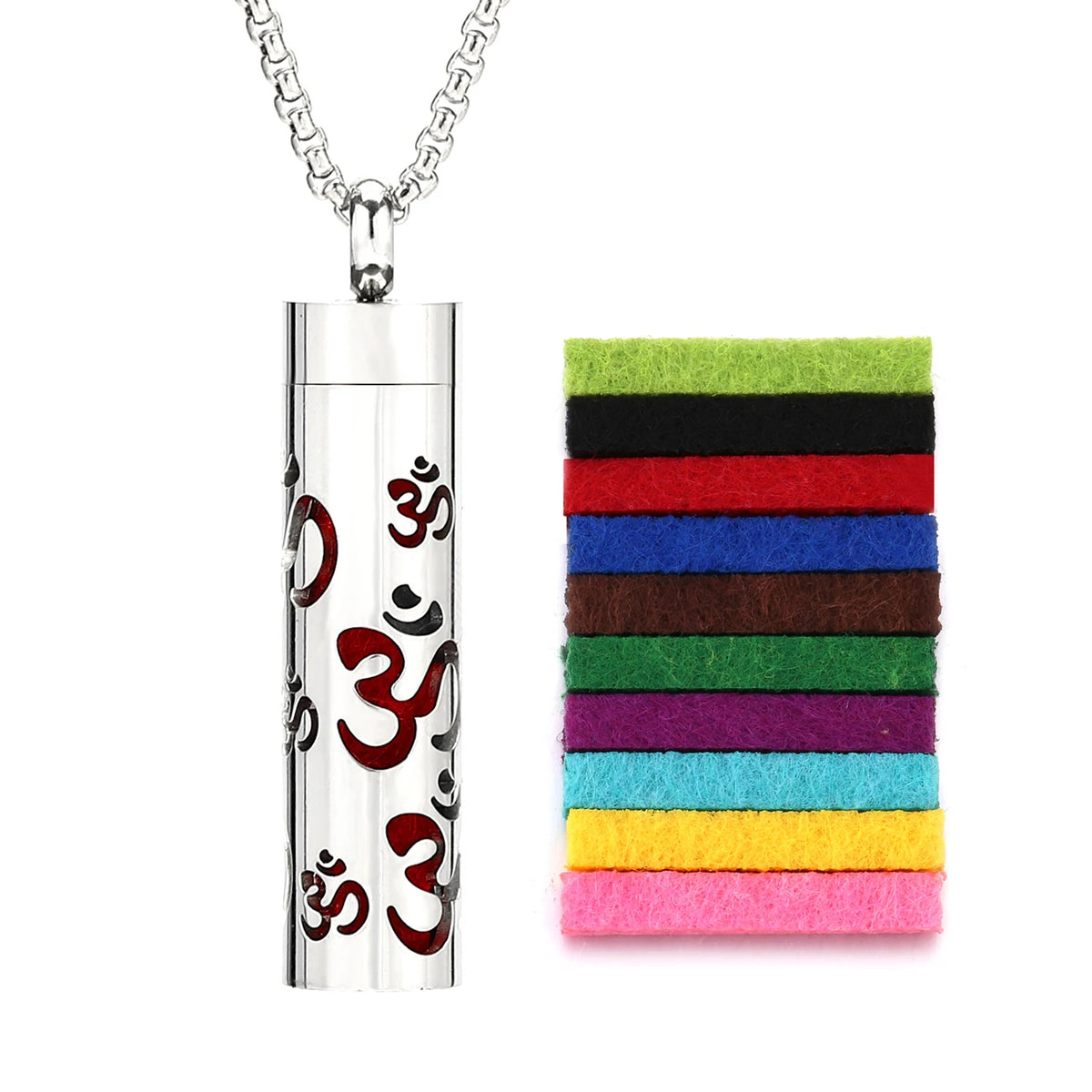 HeartScent stainless steel memory scent necklace – perfume diffuser pendant