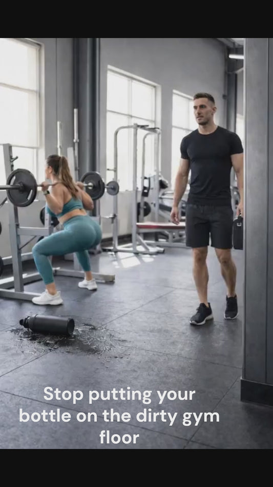 Magnetic Gym Bottle Bag – Hands-Free Storage for Workouts