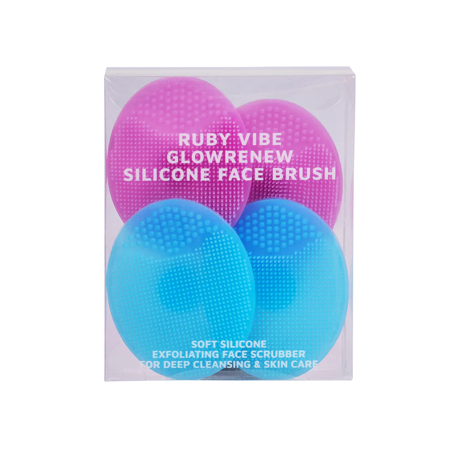2-in-1 Double-Sided Silicone Face Brush – Deep Pore Cleansing & Exfoliating Tool